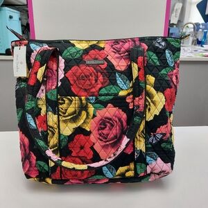 Vera Bradley - Iconic Large Vera Tote Bag - Havana Rose NWT
